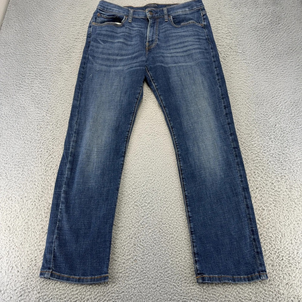 Lucky Brand Jeans Mens 33x32 Blue Denim 410 Athletic Slim Medium Wash
